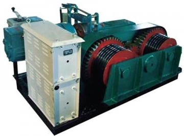 雙卷筒牽引機用前準備工作